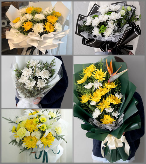 河南周口商水县练集镇白事花束代送